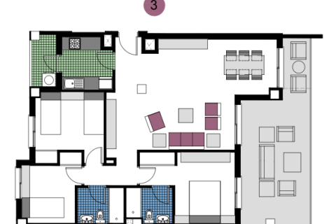 Dzīvoklis pārdošanā Mil Palmeras, Alicante, Spānijā 3 istabas, 72 m2 Nr. 144837 - attēls 19