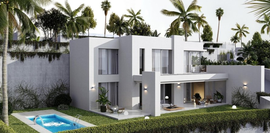 Villa i Mijas, Malaga, Spanien 4 sovrum, 219 kvm. Nr. 169317