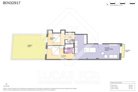 Apartament w Barcelona, Hiszpania 2 sypialnie, 69 mkw. nr 150999 – zdjęcie 4