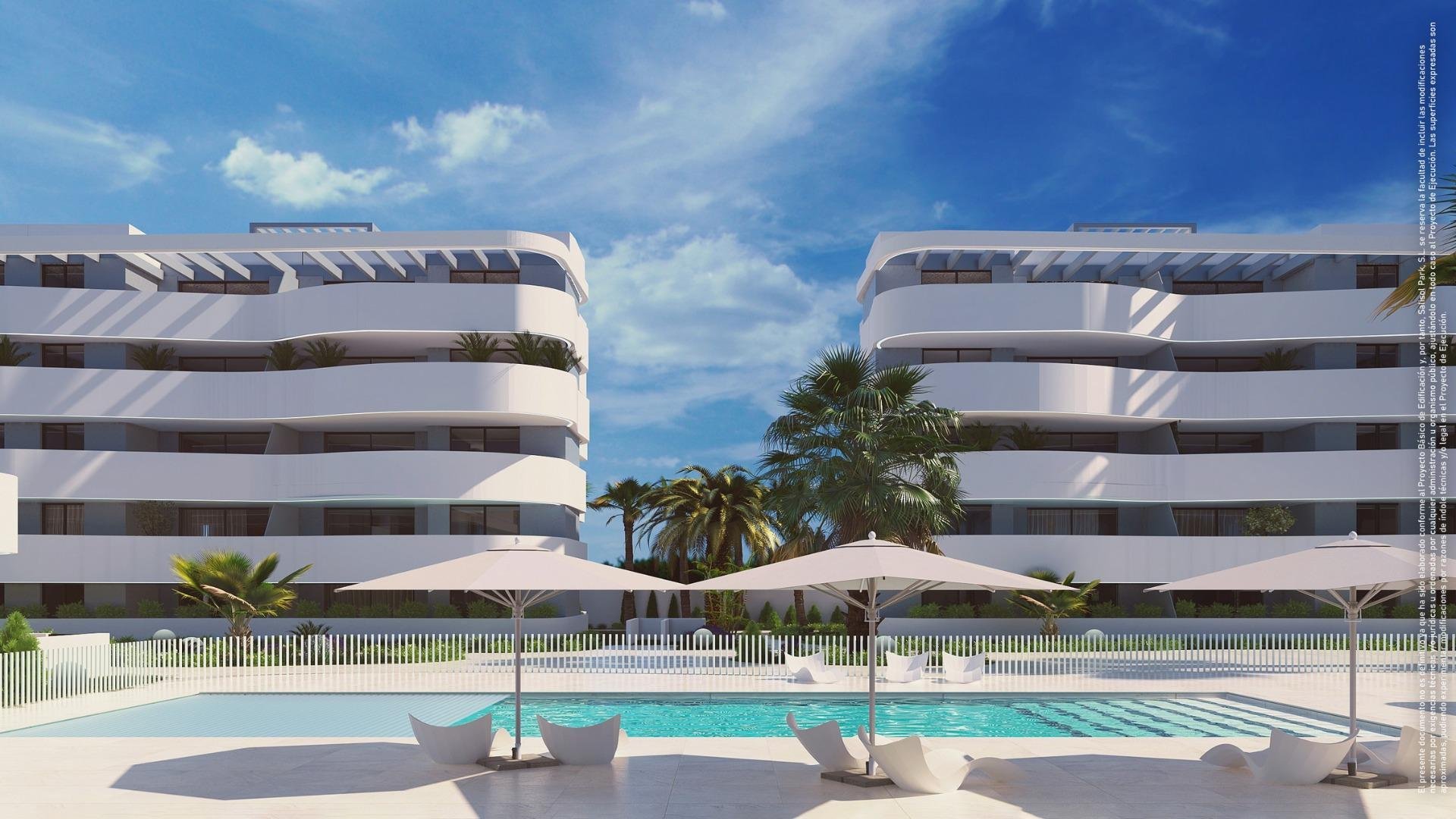 Apartament w Guardamar del Segura, Alicante, Hiszpania 2 sypialnie, 83 mkw. nr 193175
