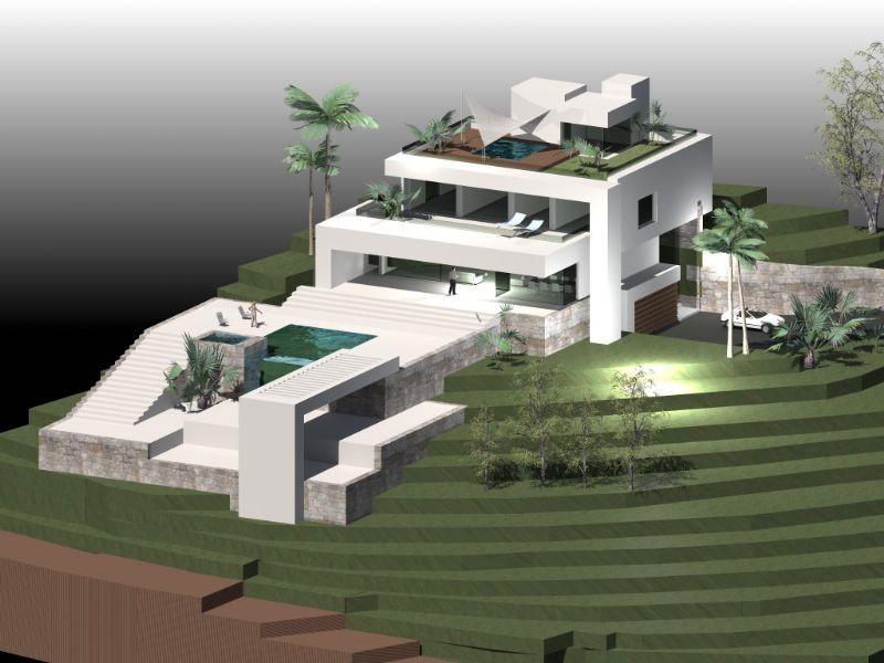 Villa en Moraira, Alicante, España 3 dormitorios, 493 m2 No. 119356