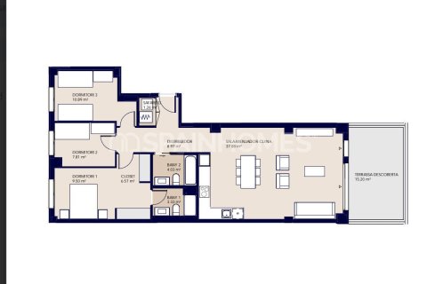 Huoneisto myytävänä Terrassa, Barcelona, Espanja, 3 makuuhuonetta, 90 m2 No. 155218 - kuva 19