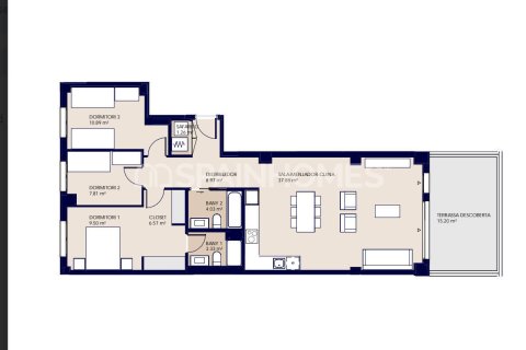 Huoneisto myytävänä Terrassa, Barcelona, Espanja, 2 makuuhuonetta, 88 m2 No. 155217 - kuva 19