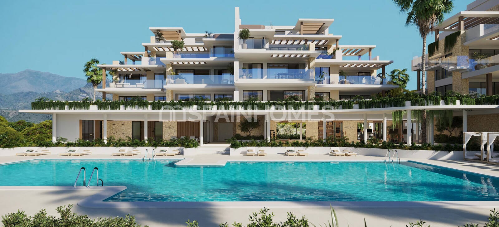 Apartment in Estepona, Malaga, Spain 3 bedrooms, 131 sq.m. No. 152064