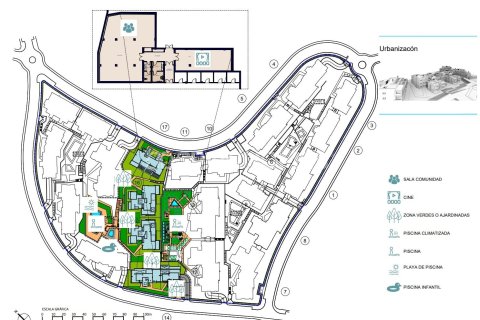 Kattohuoneisto myytävänä Estepona, Malaga, Espanja, 3 makuuhuonetta, 93 m2 No. 152068 - kuva 16