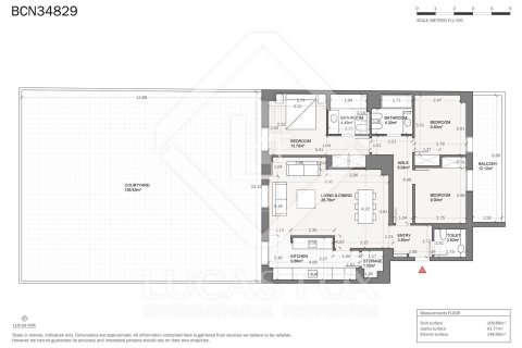 Apartment for sale in Barcelona, Spain 3 bedrooms, 109 sq.m. No. 192604 - photo 2