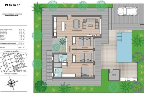 Willa w Polop, Alicante, Hiszpania 3 sypialnie, 203 mkw. nr 149058 – zdjęcie 7
