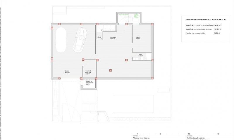 Villa en Los Altos, Alicante, España 3 dormitorios, 295 m2 No. 134395