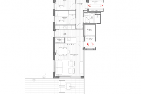 Huoneisto myytävänä Cerdanyola Del Valles, Barcelona, Espanja, 3 makuuhuonetta, 160 m2 No. 153174 - kuva 11
