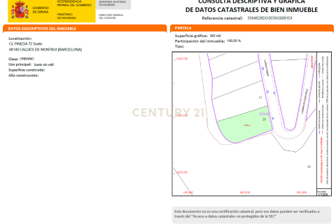 Land plot for sale in Caldes de Montbui, Barcelona, Spain No. 186461 - photo 2