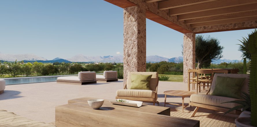 Finca Alcudia, Mallorca, Espanja 4 makuuhuonetta, 715 m2 No. 140089