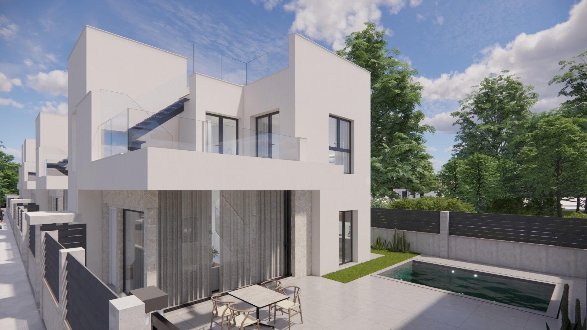 Huvila Los Montesinos, Alicante, Espanja 4 makuuhuonetta, 130 m2 No. 161169