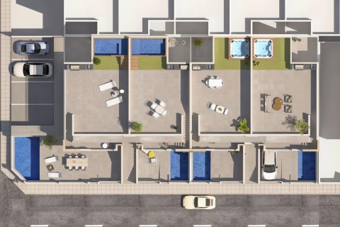 Bungalowi myytävänä San Pedro del Pinatar, Murcia, Espanja, 2 makuuhuonetta, 84 m2 No. 161168 - kuva 2