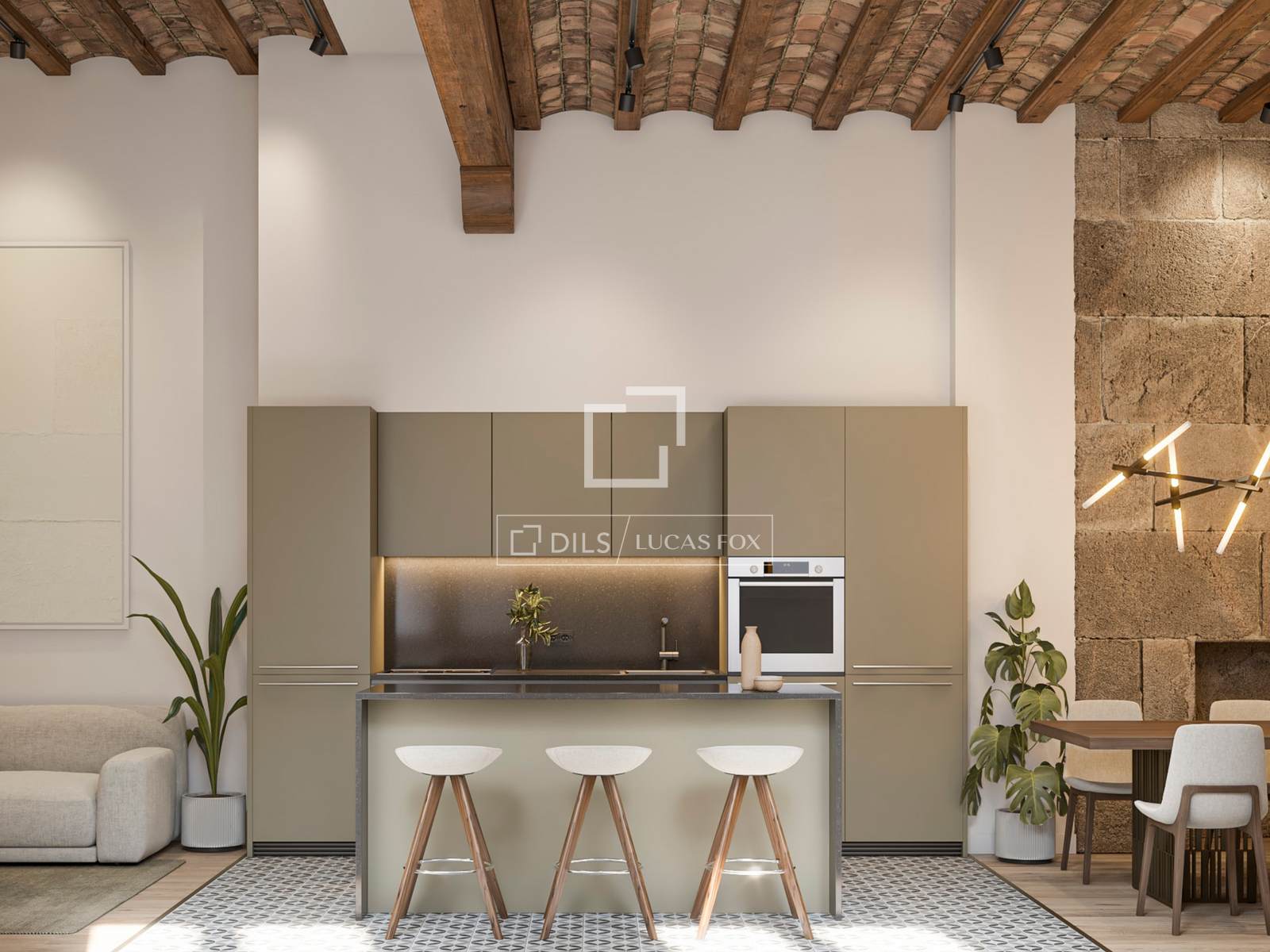 Wohnung in Barcelona, Spanien 2 Schlafzimmer, 43 m2 Nr. 161452