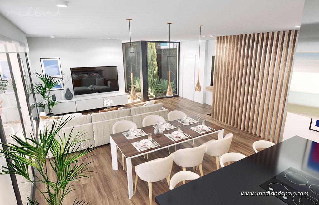 Villa a Finestrat, Alicante, Spagna 3 camere da letto, 295 mq. N° 168234