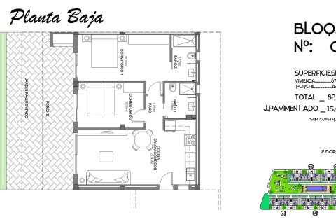 Bungalow Algorfa, Alicante, Hiszpania 2 sypialnie, 67 mkw. nr 134687 – zdjęcie 20