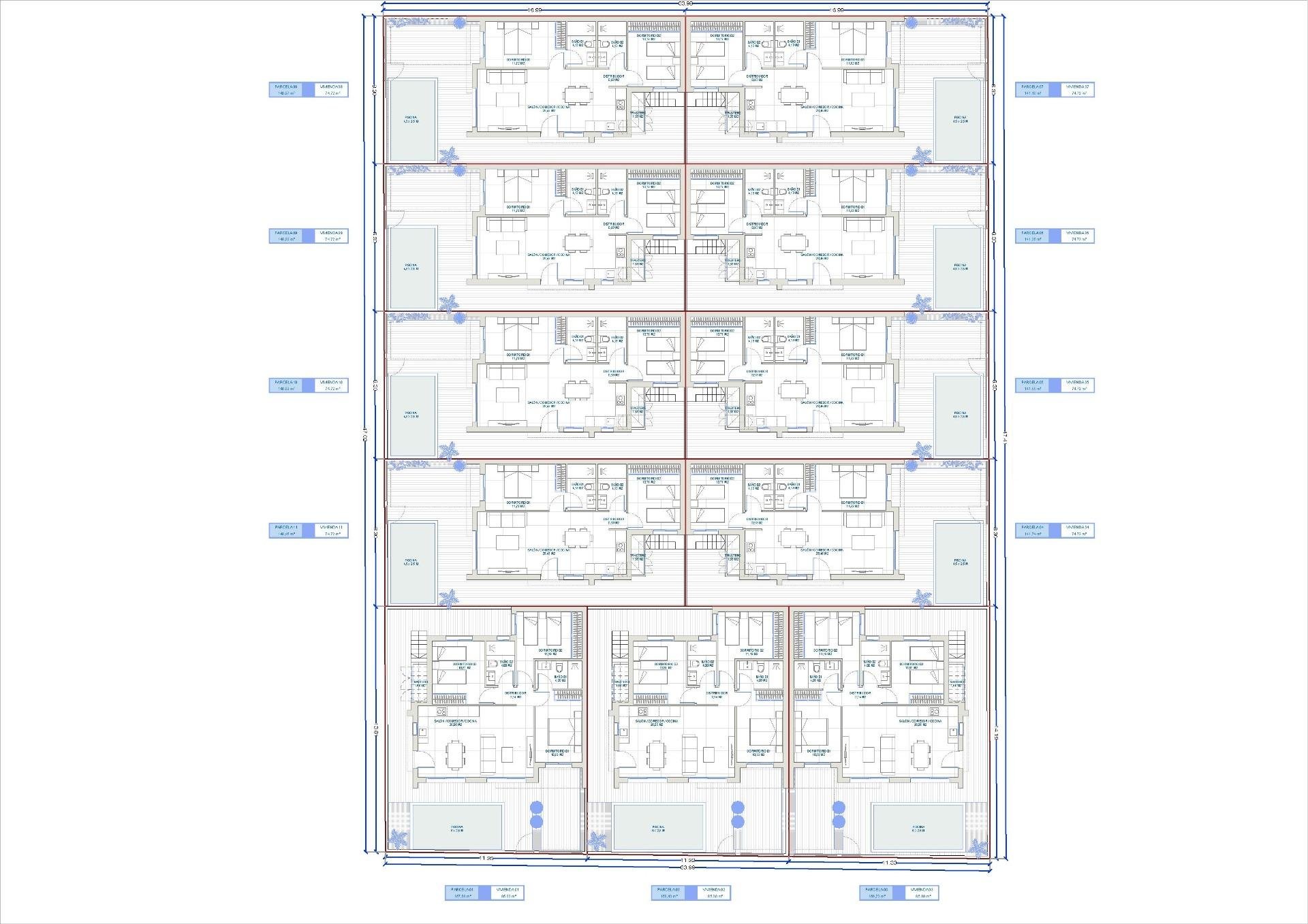 Villa i Roldan, Murcia, Spanien 2 sovrum, 74 kvm. Nr. 142772