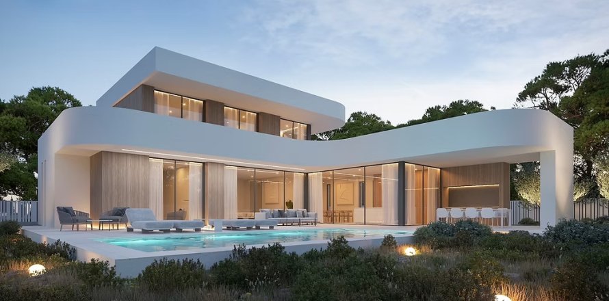 Huvila Moraira, Alicante, Espanja 4 makuuhuonetta, 310 m2 No. 136617