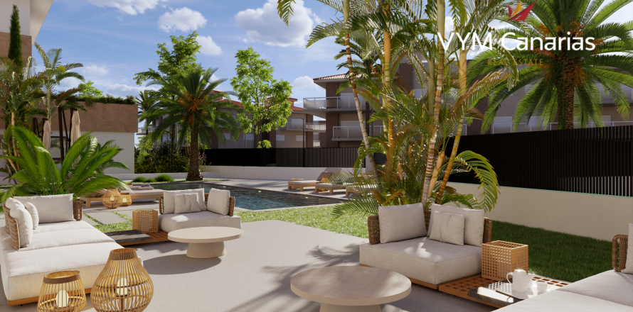 Квартира в Амарилья Гольф, Тенерифе, Испания 2 спальни,  №142641