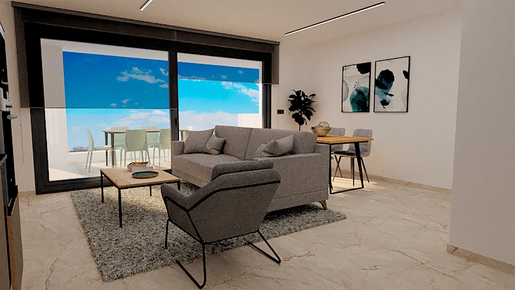 Huoneisto Pilar de la Horadada, Alicante, Espanja 3 makuuhuonetta, 81 m2 No. 119899