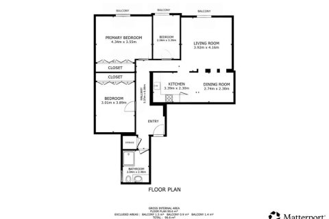 Apartament w Barcelona, Hiszpania 1 sypialnia, 89 mkw. nr 167838 – zdjęcie 28