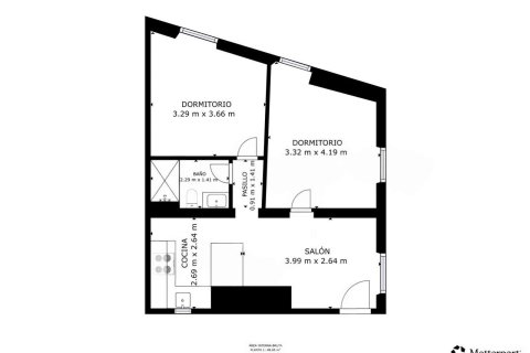 Apartament w Barcelona, Hiszpania 2 sypialnie, 50 mkw. nr 167837 – zdjęcie 27