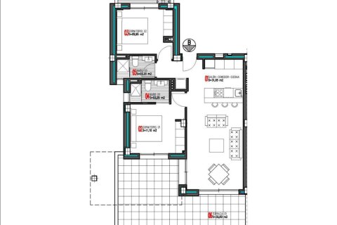 Apartament w Torrevieja, Alicante, Hiszpania 2 sypialnie, 84 mkw. nr 151542 – zdjęcie 12