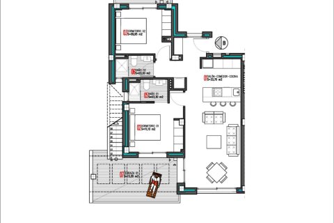 Apartament w Torrevieja, Alicante, Hiszpania 2 sypialnie, 77 mkw. nr 151543 – zdjęcie 12