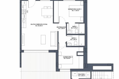 Appartamento in vendita Benijofar, Alicante, Spagna 2 camere da letto, 75 mq. N° 114084 - foto 14