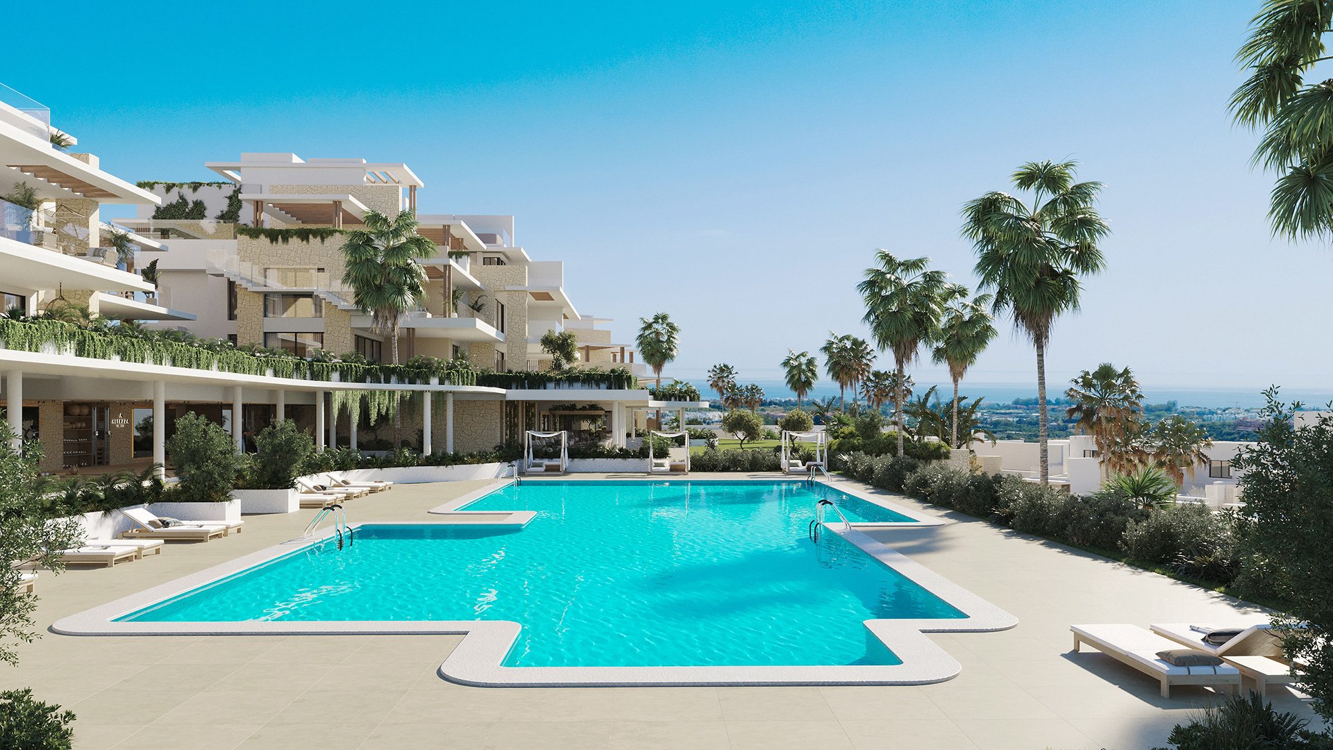 Apartment in Estepona, Malaga, Spain 2 bedrooms, 120 sq.m. No. 151139