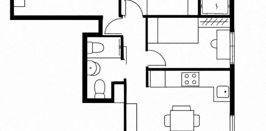 Apartament w Valencia, Hiszpania 3 sypialnie, 69 mkw. nr 149529