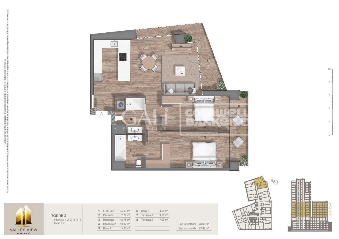 Dzīvoklis Principado De Andorra (Ninguna Poblacion Tiene C.P.), Lleida, Spānijā 2 istabas, 111 m2 Nr. 178923
