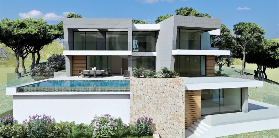Villa i Benitachell, Alicante, Spanien 3 sovrum, 740 kvm. Nr. 160320