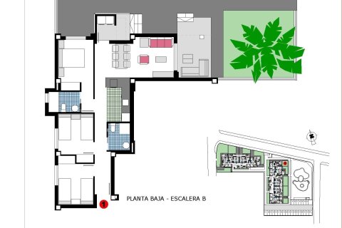 Huoneisto myytävänä Denia, Alicante, Espanja, 3 makuuhuonetta, 87 m2 No. 170059 - kuva 7