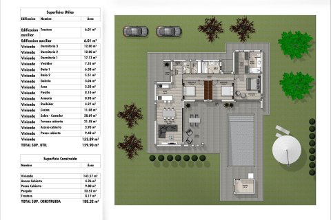 Villa in vendita a Aspe, Alicante, Spagna 3 camere da letto, 188 mq. N° 141774 - foto 7