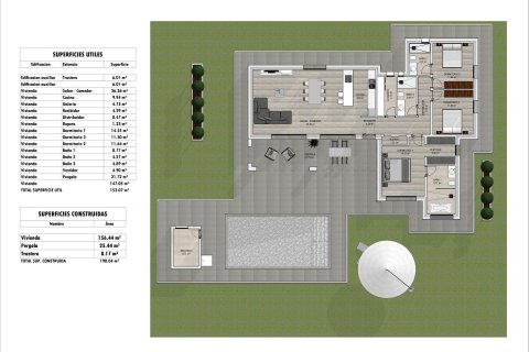 Villa zum Verkauf in Aspe, Alicante, Spanien 3 Schlafzimmer, 190 m2 Nr. 141779 - Foto 8