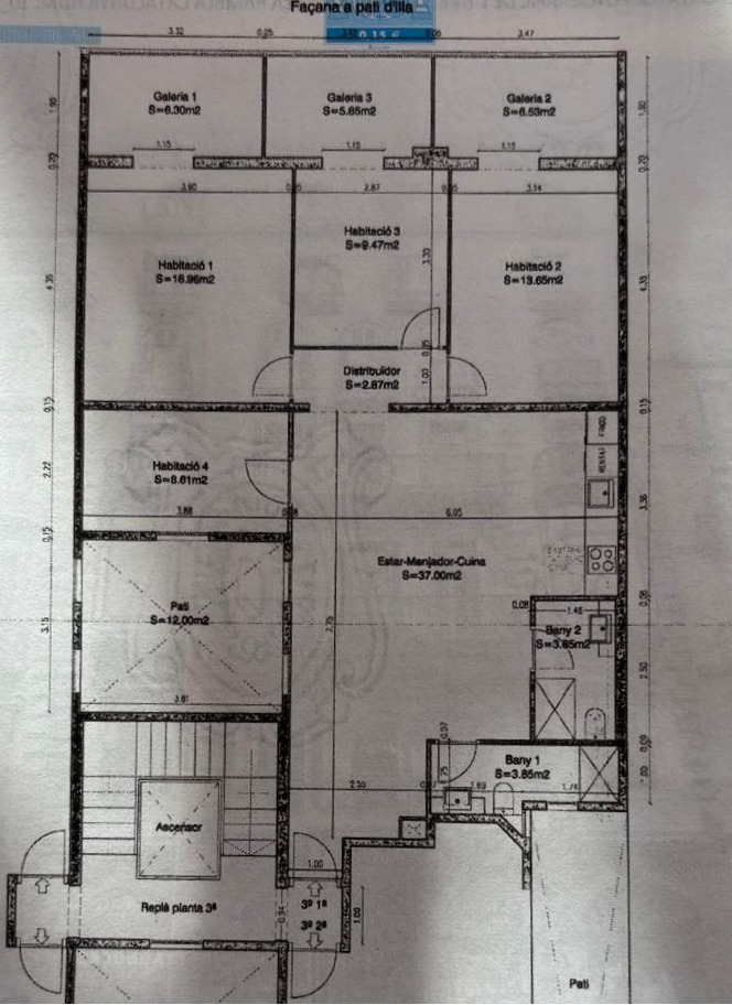 Dzīvoklis Barcelona, Spānijā 4 istabas, 126 m2 Nr. 192359