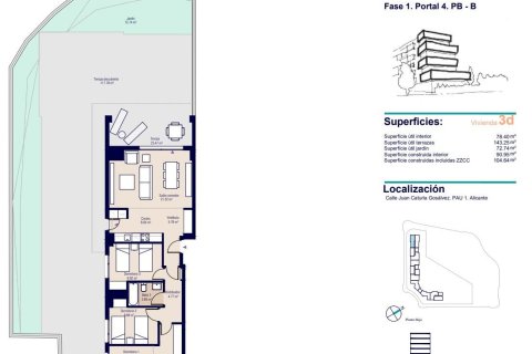 Wohnung zum Verkauf in Alicante, Spanien 3 Schlafzimmer, 104 m2 Nr. 151161 - Foto 17
