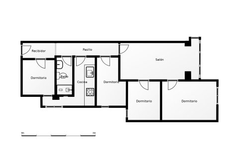 Продажа квартиры в Барселона, Испания 4 спальни, 66м2 №167155 - фото 20