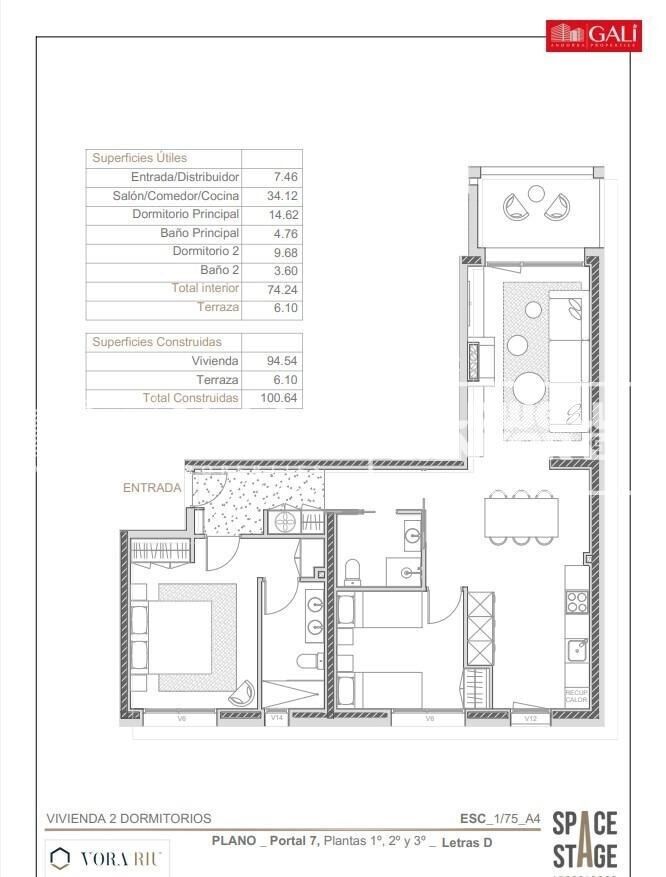 Wohnung in Principado De Andorra (Ninguna Poblacion Tiene C.P.), Lleida, Spanien 2 Schlafzimmer, 101 m2 Nr. 178711