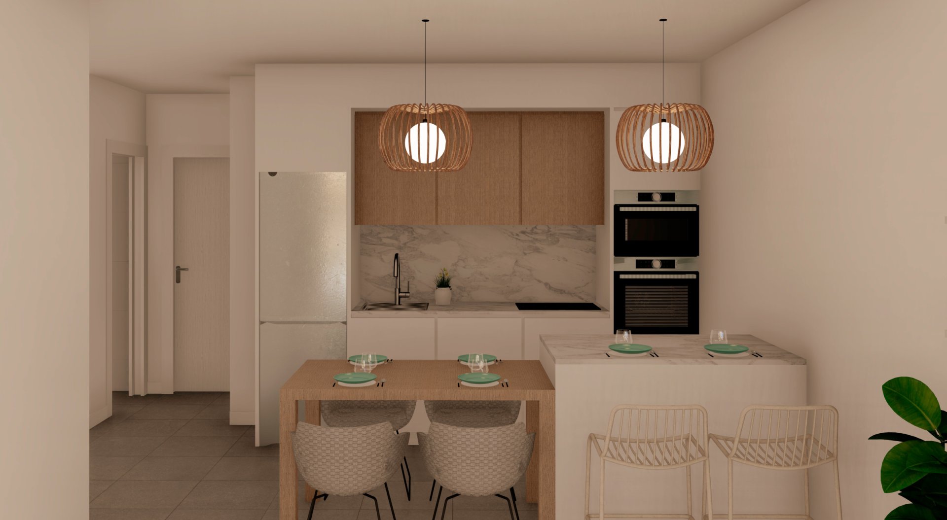 Apartment à Roldan, Murcia, Espagne 2 chambres, 67 m2 No. 151122