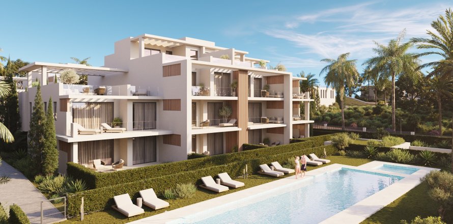 Penthouse w Estepona, Malaga, Hiszpania 2 sypialnie, 380 mkw. nr 161861