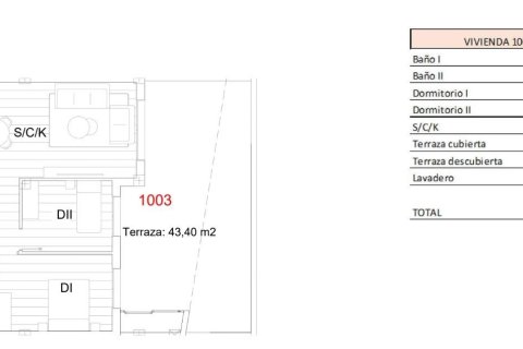 Apartament w San Miguel de Salinas, Alicante, Hiszpania 2 sypialnie, 65 mkw. nr 161279 – zdjęcie 15