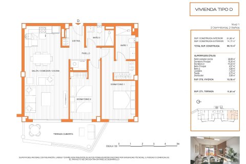 Huoneisto myytävänä Fuengirola, Malaga, Espanja, 2 makuuhuonetta, 96 m2 No. 169568 - kuva 8