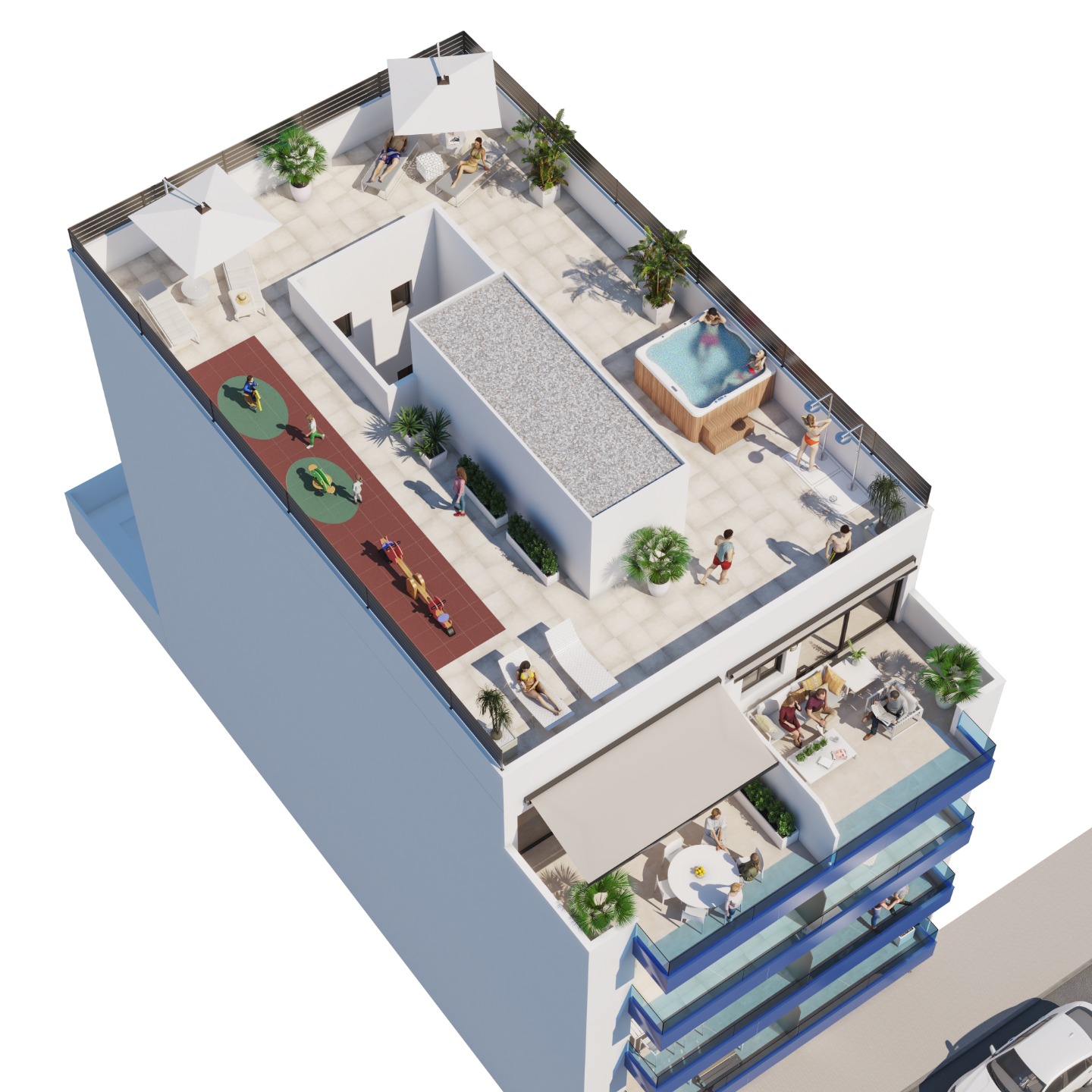 Apartamento en Guardamar del Segura, Alicante, España 3 dormitorios, 86 m2 No. 80907