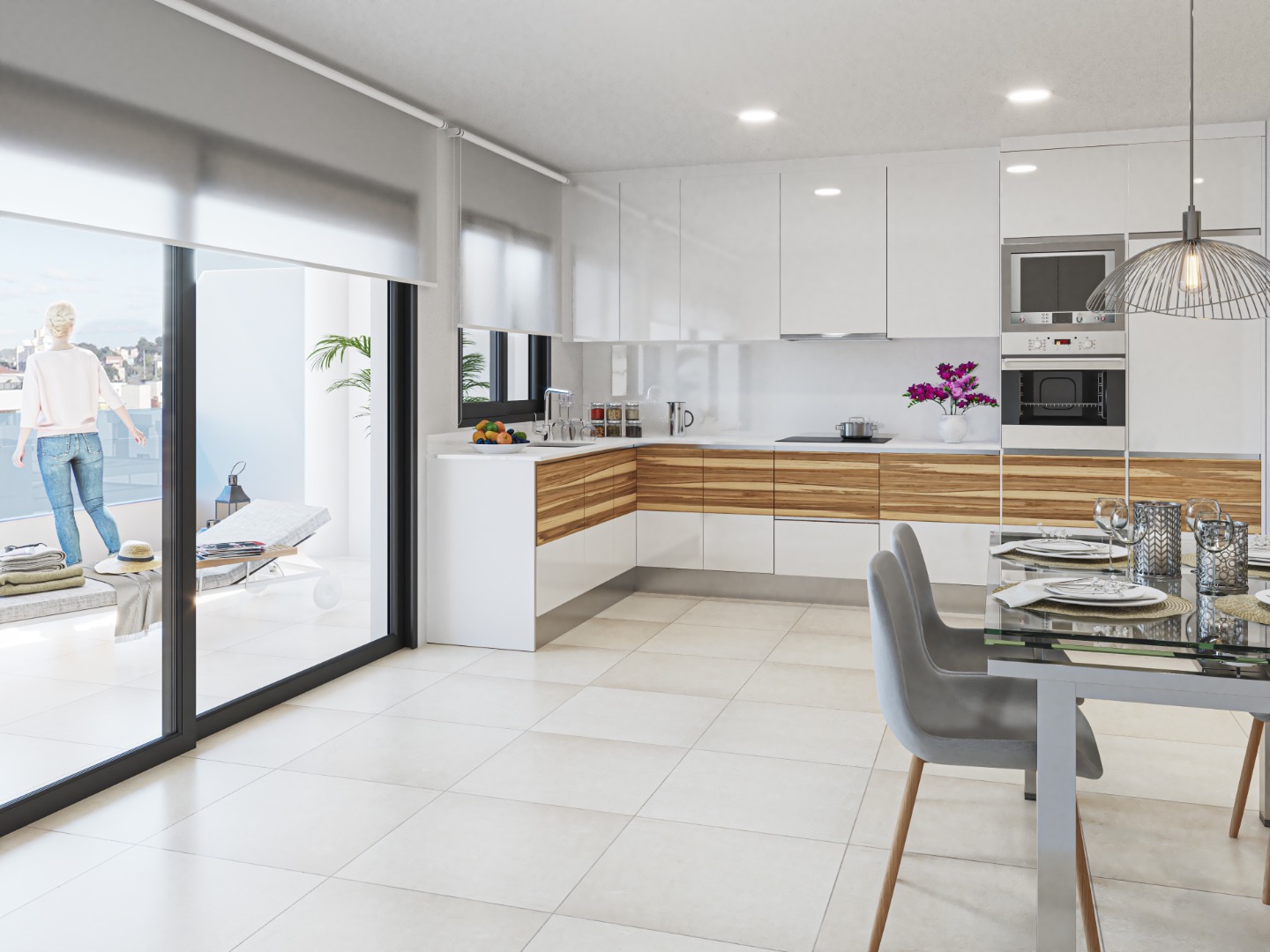 Apartamento en Guardamar del Segura, Alicante, España 3 dormitorios, 86 m2 No. 80907