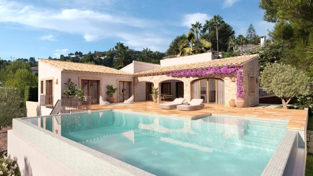 Villa i Benitachell, Alicante, Spanien 3 sovrum, 153 kvm. Nr. 79915