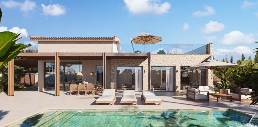 Villa a Cabo De Palos, Murcia, Spagna 3 camere da letto, 130 mq. N° 163547