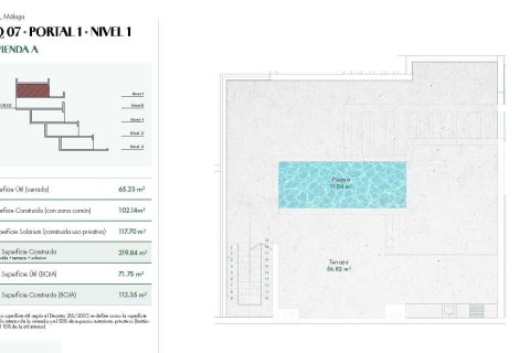 Penthäuser zum Verkauf in Mijas, Malaga, Spanien 2 Schlafzimmer, 112 m2 Nr. 169487 - Foto 7