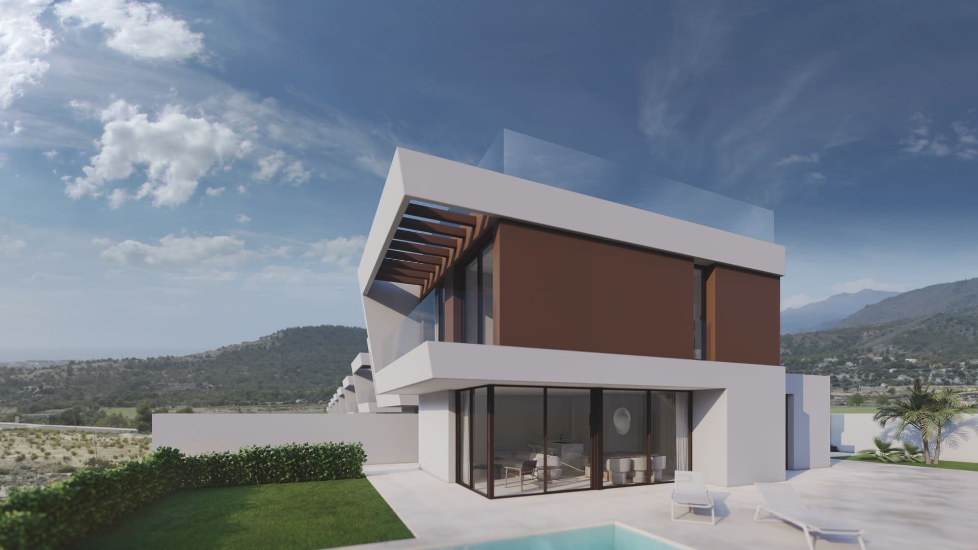 Villa en Finestrat, Alicante, España 3 dormitorios, 141 m2 No. 182363